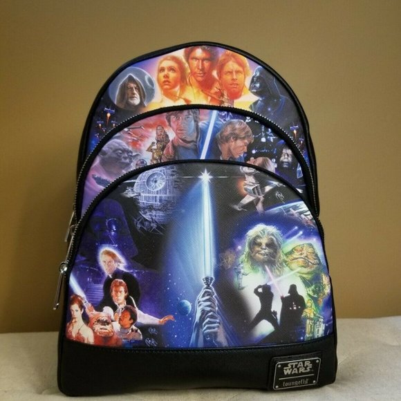 Loungefly Star Wars Original Trilogy Backpack NEW main image 12